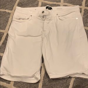 White H&M shorts.